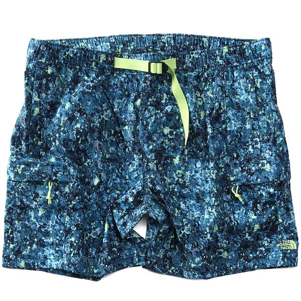 【bb1020】大きいサイズ メンズ THE NORTH FACE ノースフェイス ベルト付 ショーツ ショートパンツ ハーフパンツ PRINTED CLASS V BELTED SHORT USA直輸入 nf0a7qla-540