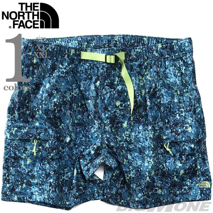 【bb1020】大きいサイズ メンズ THE NORTH FACE ノースフェイス ベルト付 ショーツ ショートパンツ ハーフパンツ PRINTED CLASS V BELTED SHORT USA直輸入 nf0a7qla-540