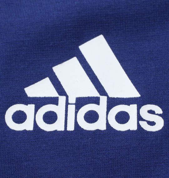 大きいサイズ メンズ adidas 2P クルーネック 半袖 Tシャツ イェールネイビー × ブラック 1249-3280-1 3L 4L 5L 6L 8L