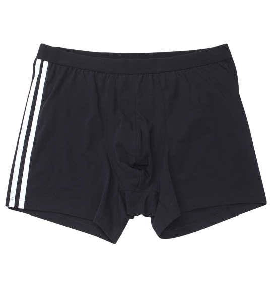 大きいサイズ メンズ adidas 2P ボクサーパンツ イェールネイビー × ブラック 1249-3281-1 3L 4L 5L 6L 8L