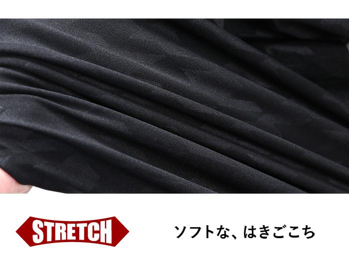 【bb1020】大きいサイズ メンズ Bowerbirds Works ドライ + UVカット ハーフシャーリング ストレッチ 七分丈パンツ ショートパンツ ハーフパンツ lr0835