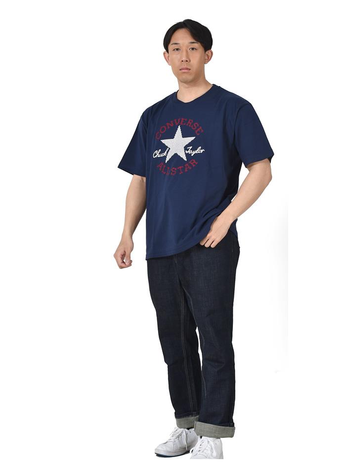 大きいサイズ メンズ CONVERSE コンバース デザイン 半袖 Tシャツ 32603113