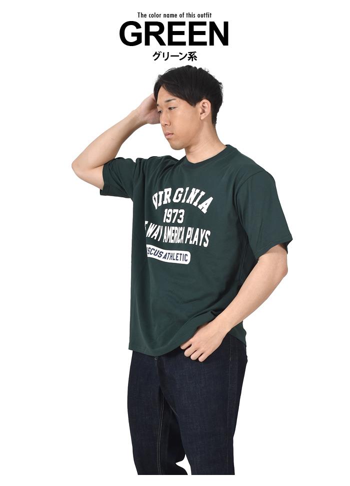 大きいサイズ メンズ DISCUS ATHLETIC ディスカス アスレチック プリント 半袖 Tシャツ 32603161