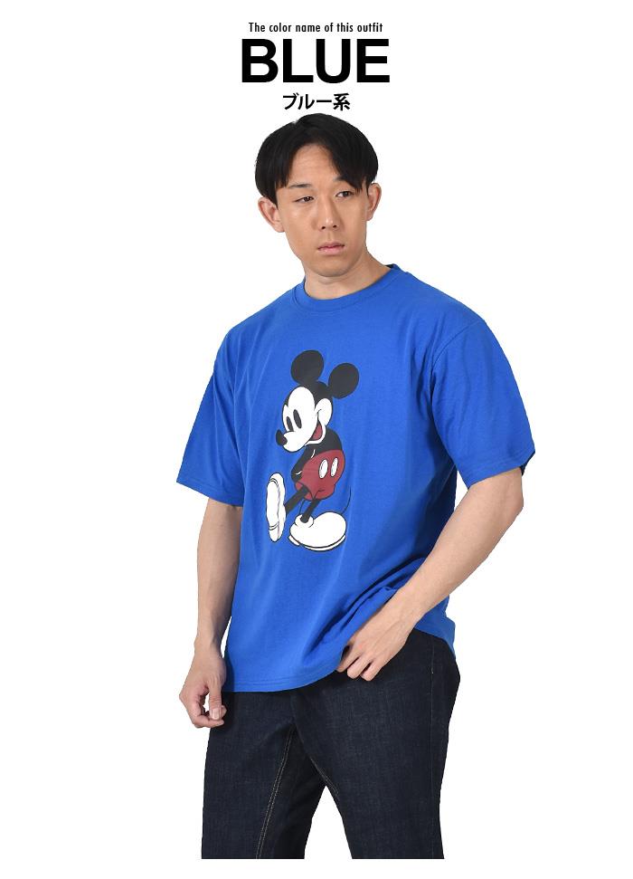大きいサイズ メンズ Disney ディズニー プリント 半袖 Tシャツ 32603200 【uk0312】