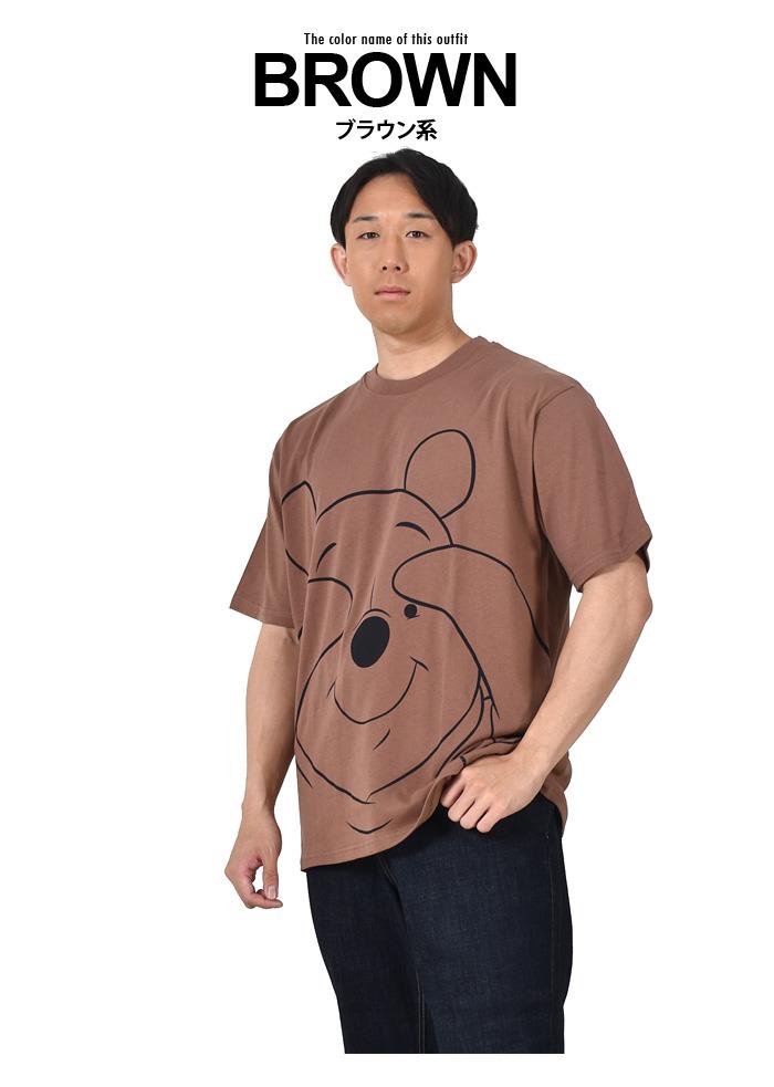 大きいサイズ メンズ Disney ディズニー プリント 半袖 Tシャツ 32603200 【uk0312】