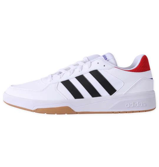 大きいサイズ メンズ adidas スニーカー COURTBEAT M フットウェアホワイト 1240-3256-1 29 30 31 32