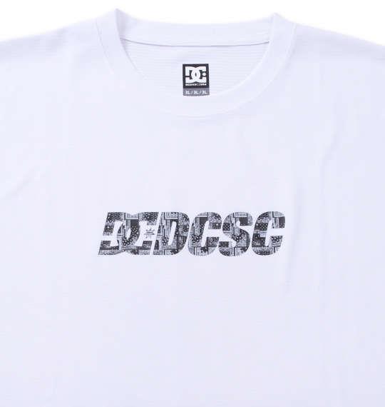 大きいサイズ メンズ DCSHOES 23 ST DRYFAST DCSC 半袖 Tシャツ ホワイト 1278-3223-1 3L 4L 5L 6L