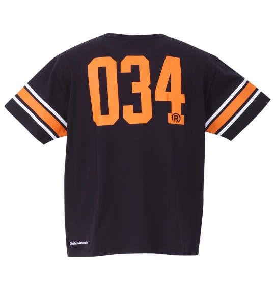 大きいサイズ メンズ RealBvoice 天竺 半袖 Tシャツ ネイビー 1278-3507-2 3L 4L 5L 6L