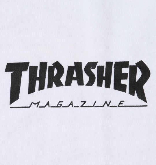 大きいサイズ メンズ THRASHER 半袖 Tシャツ ホワイト 1278-3533-1 3L 4L 5L 6L 8L