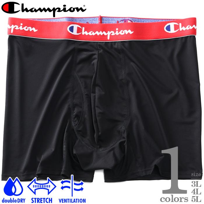 大きいサイズ メンズ Champion チャンピオン ストレッチ ボクサー ブリーフ パンツ 立体設計ポーチ 肌着 下着 cm6ex203k