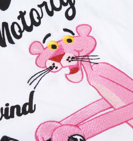 大きいサイズ メンズ PINK PANTHER × FLAGSTAFF ピンクパンサー 半袖 Tシャツ ホワイト 1278-3287-1 3L 4L 5L 6L 8L