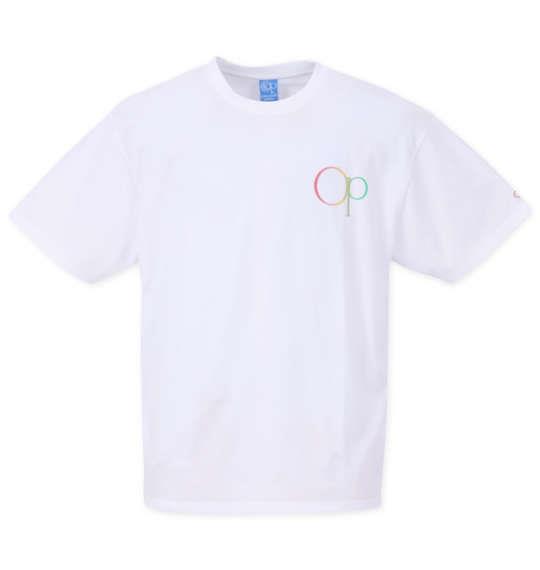 大きいサイズ メンズ OCEAN PACIFIC 天竺 半袖 Tシャツ ホワイト 1278-3296-1 3L 4L 5L 6L 8L