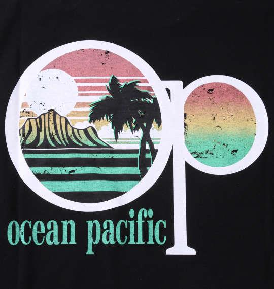 大きいサイズ メンズ OCEAN PACIFIC 天竺 半袖 Tシャツ ブラック 1278-3296-2 3L 4L 5L 6L 8L