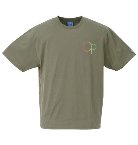 大きいサイズ メンズ OCEAN PACIFIC 天竺 半袖 Tシャツ カーキ 1278-3296-3 3L 4L 5L 6L 8L