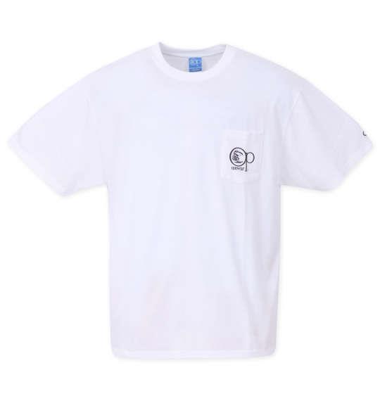 大きいサイズ メンズ OCEAN PACIFIC 天竺ポケット付 半袖 Tシャツ ホワイト 1278-3297-1 3L 4L 5L 6L 8L