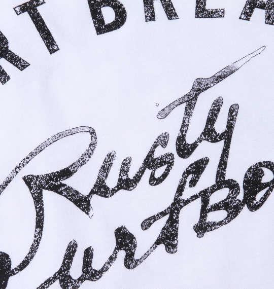 大きいサイズ メンズ RUSTY 天竺 半袖 Tシャツ ホワイト 1278-3513-1 3L 4L 5L 6L 8L