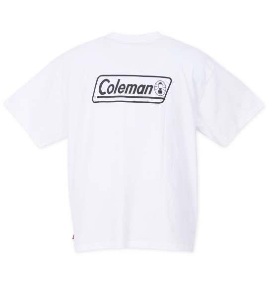 大きいサイズ メンズ Coleman USAコットンポケット付 半袖 Tシャツ ホワイト 1278-3525-1 3L 4L 5L 6L 7L 8L