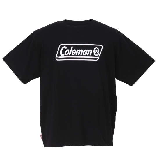 大きいサイズ メンズ Coleman USAコットンポケット付 半袖 Tシャツ ブラック 1278-3525-2 3L 4L 5L 6L 7L 8L