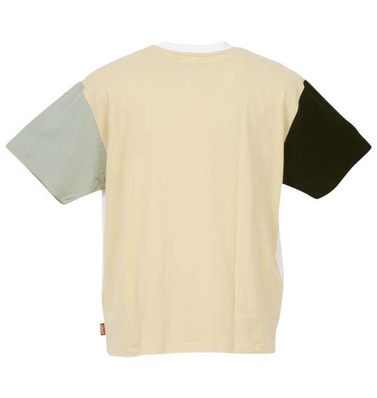 大きいサイズ メンズ Coleman USAコットンポケット付 半袖 Tシャツ ベージュ クレイジー 1278-3526-1 3L 4L 5L 6L 7L 8L