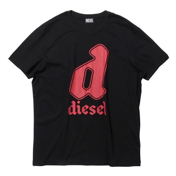 大きいサイズ メンズ DIESEL ディーゼル プリント 半袖 Tシャツ 直輸入品 a08681-0grai