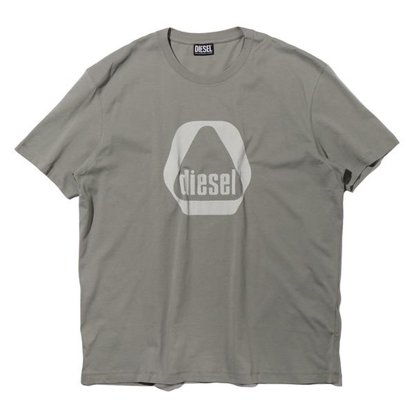 大きいサイズ メンズ DIESEL ディーゼル プリント 半袖 Tシャツ 直輸入品 a09674-0catm