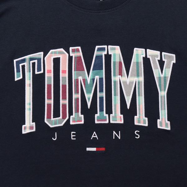 大きいサイズ メンズ TOMMY JEANS トミージーンズ ロゴ刺繍 半袖 Tシャツ USA直輸入 dm0dm15666
