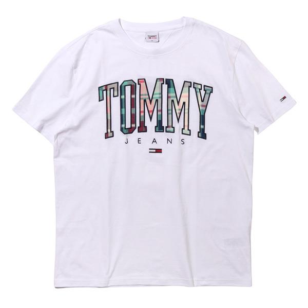 大きいサイズ メンズ TOMMY JEANS トミージーンズ ロゴ刺繍 半袖 Tシャツ USA直輸入 dm0dm15666