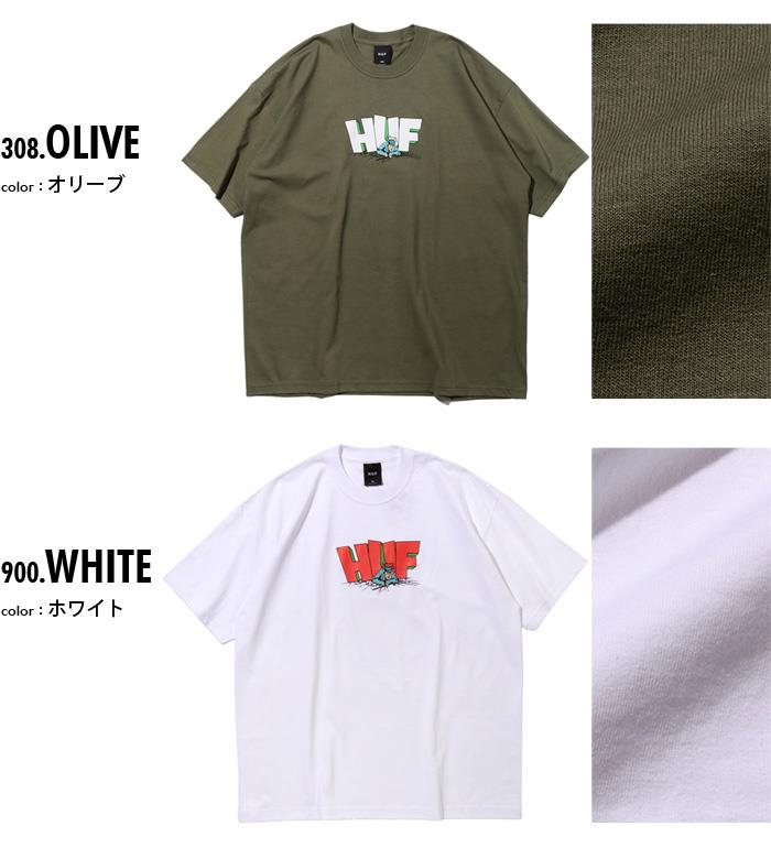 大きいサイズ メンズ HUF ハフ プリント 半袖 Tシャツ USA直輸入 ts01960