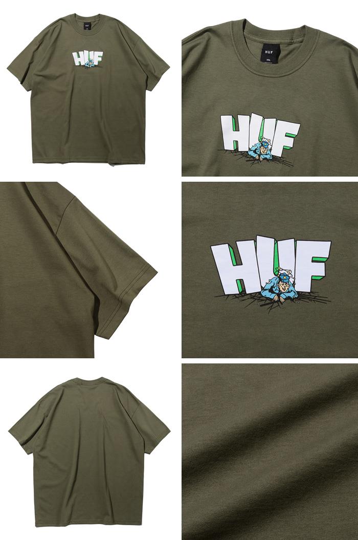 大きいサイズ メンズ HUF ハフ プリント 半袖 Tシャツ USA直輸入 ts01960