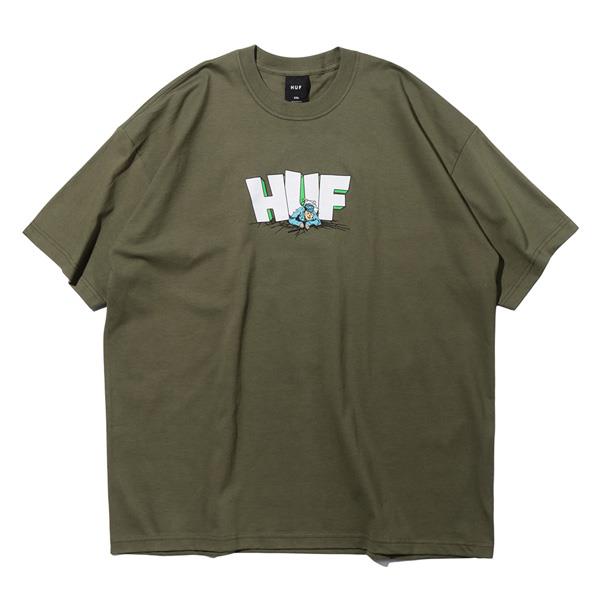 大きいサイズ メンズ HUF ハフ プリント 半袖 Tシャツ USA直輸入 ts01960