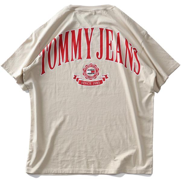 大きいサイズ メンズ TOMMY JEANS トミージーンズ プリント 半袖 Tシャツ USA直輸入 dm0dm16400