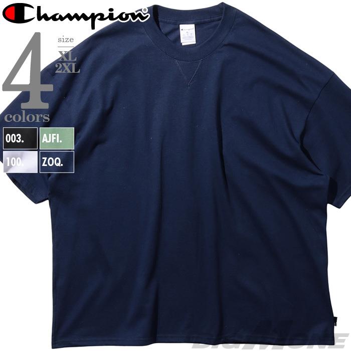 【bb0623】大きいサイズ メンズ Champion チャンピオン ヘビーウェイト オーバーサイズ 半袖 Tシャツ USA直輸入 t79187