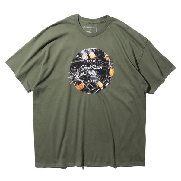 大きいサイズ メンズ LOCAL MOTION ローカルモーション 半袖 プリント Tシャツ USA直輸入 smt19408