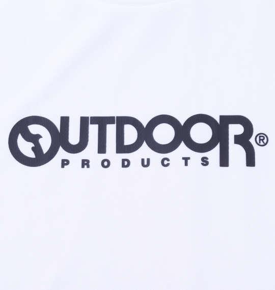 大きいサイズ メンズ OUTDOOR PRODUCTS DRYメッシュ 半袖 Tシャツ ホワイト 1258-3200-1 3L 4L 5L 6L 7L 8L