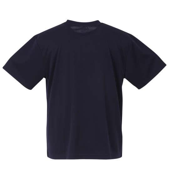 大きいサイズ メンズ OUTDOOR PRODUCTS DRYメッシュ 半袖 Tシャツ ネイビー 1258-3200-3 3L 4L 5L 6L 7L 8L