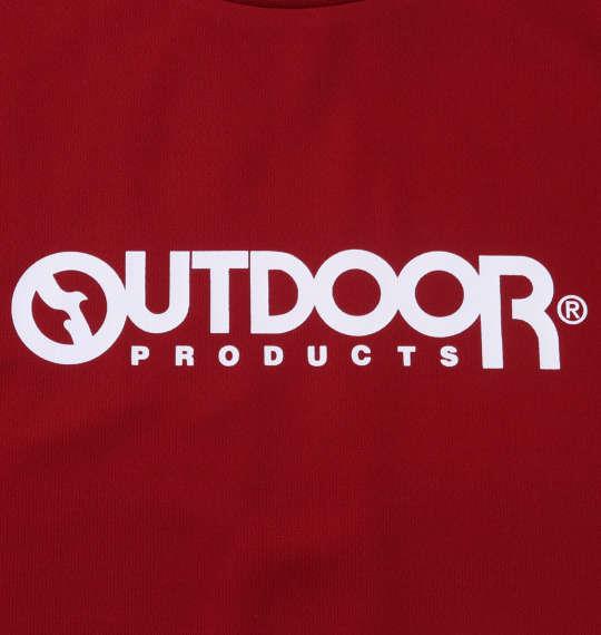 大きいサイズ メンズ OUTDOOR PRODUCTS DRYメッシュ 半袖 Tシャツ レッド 1258-3200-4 3L 4L 5L 6L 7L 8L