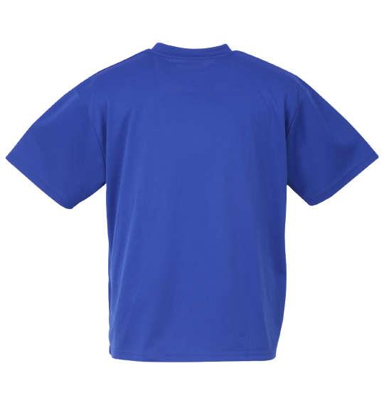 大きいサイズ メンズ OUTDOOR PRODUCTS DRYメッシュ 半袖 Tシャツ ブルー 1258-3201-1 3L 4L 5L 6L 7L 8L