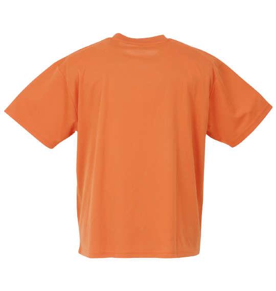 大きいサイズ メンズ OUTDOOR PRODUCTS DRYメッシュ 半袖 Tシャツ オレンジ 1258-3201-4 3L 4L 5L 6L 7L 8L