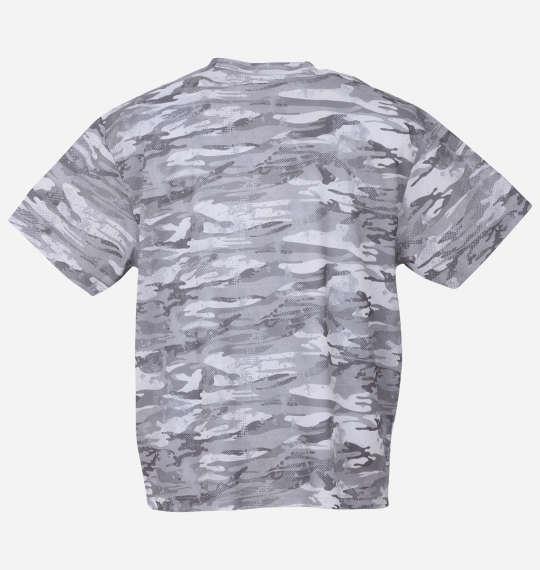 大きいサイズ メンズ OUTDOOR PRODUCTS DRYメッシュ カモフラ柄 半袖 Tシャツ グレー系 1258-3202-1 3L 4L 5L 6L 7L 8L