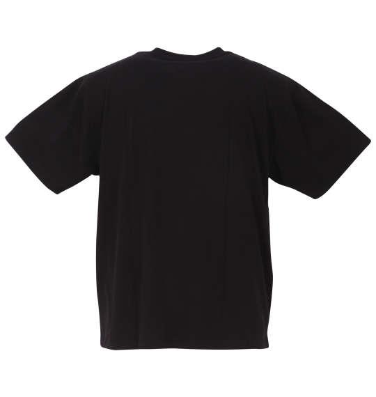 大きいサイズ メンズ OUTDOOR PRODUCTS 天竺 半袖 Tシャツ ブラック 1258-3203-2 3L 4L 5L 6L 7L 8L