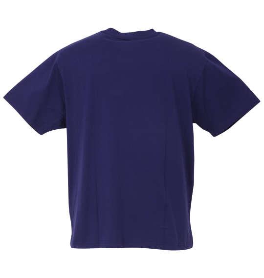 大きいサイズ メンズ OUTDOOR PRODUCTS 天竺 半袖 Tシャツ ネイビー 1258-3204-2 3L 4L 5L 6L 7L 8L