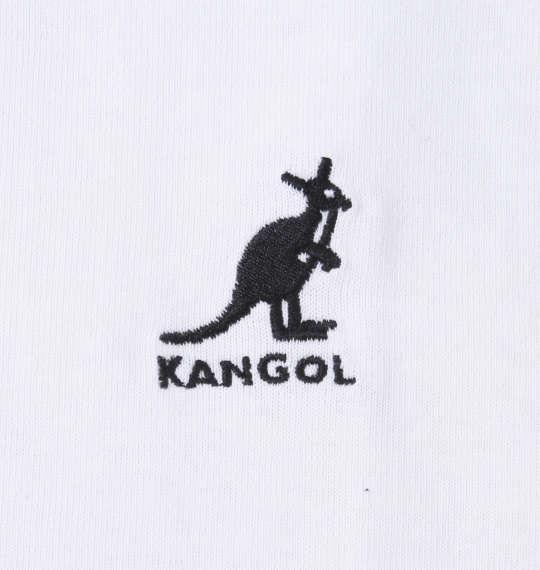 大きいサイズ メンズ KANGOL バイカラー 半袖 Tシャツ ホワイト 1278-3215-1 3L 4L 5L 6L 7L 8L