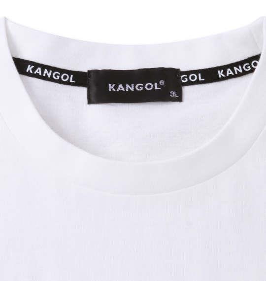 大きいサイズ メンズ KANGOL バイカラー 半袖 Tシャツ ホワイト 1278-3215-1 3L 4L 5L 6L 7L 8L