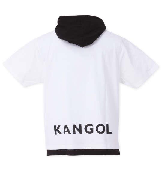 大きいサイズ メンズ KANGOL 半袖 Tパーカー ホワイト 1278-3218-1 3L 4L 5L 6L 7L 8L