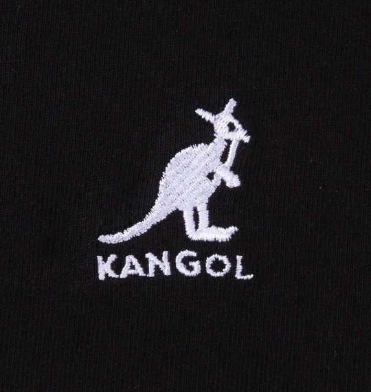 大きいサイズ メンズ KANGOL 半袖 Tパーカー ブラック 1278-3218-2 3L 4L 5L 6L 7L 8L