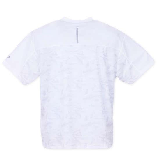 大きいサイズ メンズ Phiten DRY メッシュ 半袖 Tシャツ ホワイト 1278-3275-1 3L 4L 5L 6L 7L 8L