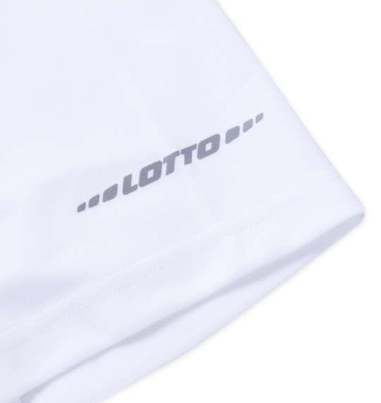 大きいサイズ メンズ LOTTO DRY メッシュ 半袖 Tシャツ ホワイト 1278-3515-1 3L 4L 5L 6L 7L 8L