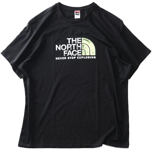 【bb0623】大きいサイズ メンズ THE NORTH FACE ノースフェイス プリント 半袖 Tシャツ RUST TEE USA直輸入  nf0a4m68-h21