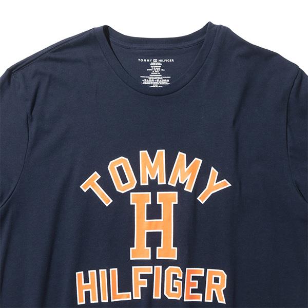 大きいサイズ メンズ TOMMY HILFIGER トミーヒルフィガー ロゴプリント 半袖 Tシャツ USA直輸入 o9t4274