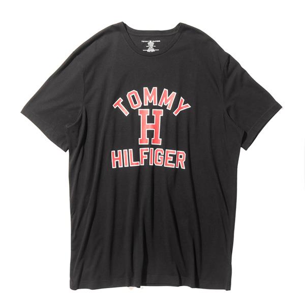 大きいサイズ メンズ TOMMY HILFIGER トミーヒルフィガー ロゴプリント 半袖 Tシャツ USA直輸入 o9t4274